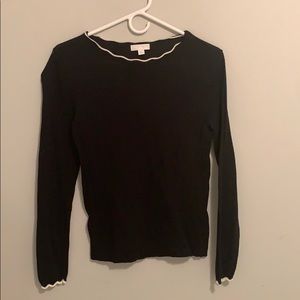 14th union scalloped sweater